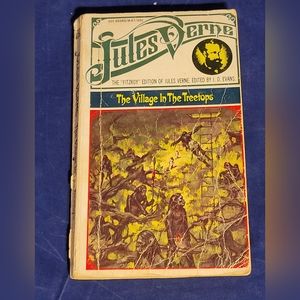 The Village In The Treetops Jules Verne Fitzroy Edition PB 1964 Ace Books/H-67